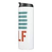 Bouteilles Isothermes Retro Grunge Golf (Tourné sur la droite)