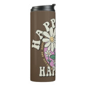 Bouteilles Isothermes Retro Happy Mind Happy Life (Tourné sur la gauche)