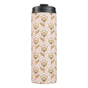Bouteilles Isothermes Retro Jardin rose motif floral