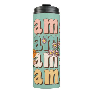 Bouteilles Isothermes Retro Mama Mint Super Mère Jour Cadeau Tumbler