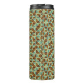 Bouteilles Isothermes Rétro motif géométrique (Dos)