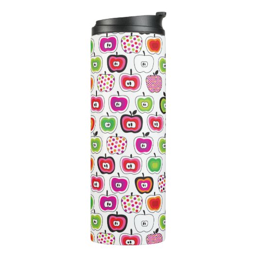 Bouteilles Isothermes Rétro motif mignon de pomme (Tourné sur la gauche)