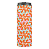 Bouteilles Isothermes Rétro motif orange de cale (Dos)