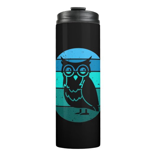 Bouteilles Isothermes Retro Owl (Devant)
