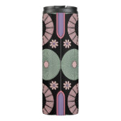 Bouteilles Isothermes Retro Pastel Floral Mandala Symmetry (Dos)