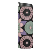 Bouteilles Isothermes Retro Pastel Floral Mandala Symmetry (Tourné sur la droite)