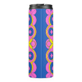 Bouteilles Isothermes Retro Psychedelic Geometric Mandala Pattern (Dos)