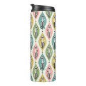 Bouteilles Isothermes Retro Siamese Cats and Starbursts On Lozenges (Tourné sur la droite)