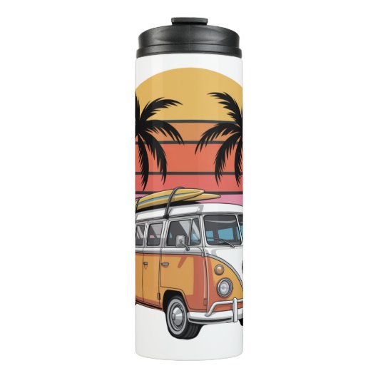 Bouteilles Isothermes Retro Surf Van Sunset Vibes (Devant)