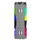 Bouteilles Isothermes Retro TV pas d'illustration de signal. (Dos)