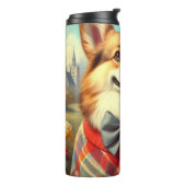 Bouteilles Isothermes Retro Welsh Corgi Cardigan Peinture (Tourné sur la gauche)