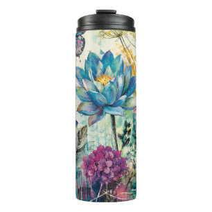 Bouteilles Isothermes Rêve Aquatique Floral Vibrant