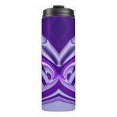 Bouteilles Isothermes Rêves arc-en-ciel à fleurs violettes (Devant)