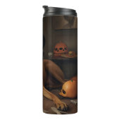 Bouteilles Isothermes Rhodesian Ridgeback Citrouilles Halloween effrayan (Tourné sur la droite)