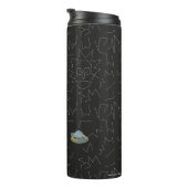 Bouteilles Isothermes RICK ET MORTY™| Motif Rick Constellation (Tourné sur la droite)