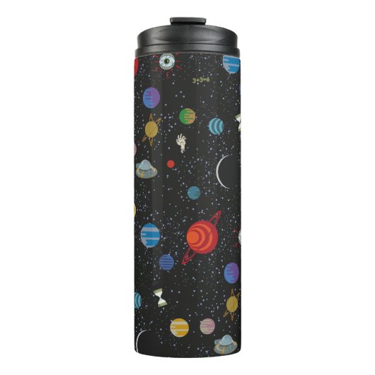 Bouteilles Isothermes RICK ET MORTY™| Motif spatial (Devant)