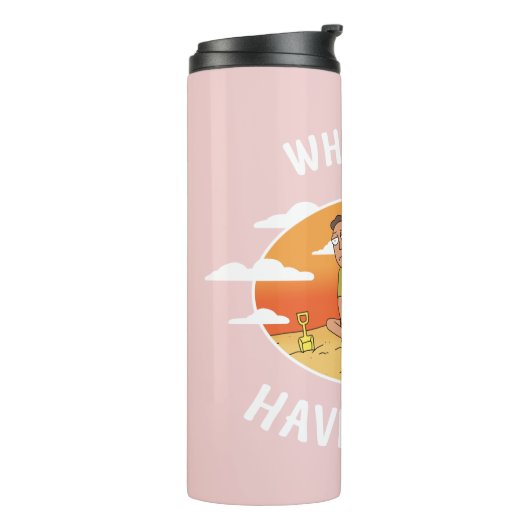 Bouteilles Isothermes RICK ET MORTY™| Pourquoi ne pas s'amuser (Tourné sur la gauche)