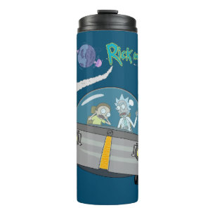 Bouteilles Isothermes RICK ET MORTY™  Vol dans un vaisseau spatial