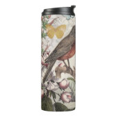 Bouteilles Isothermes Robin Elegant Bird Butterfly French Art (Tourné sur la gauche)