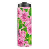 Bouteilles Isothermes Robin rose et rose (Devant)