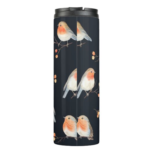 Bouteilles Isothermes Robinets et baies roulent sur des branches sèches, (Dos)