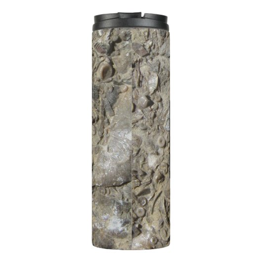 Bouteilles Isothermes Roche de calcaire fossile avec nom et monogramme (Dos)