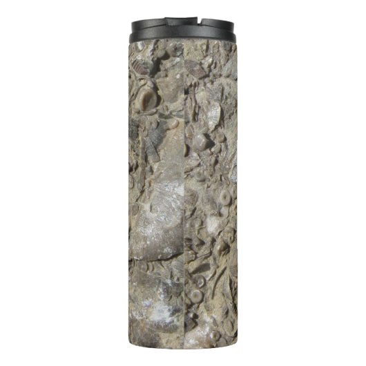 Bouteilles Isothermes Roche de calcaire fossile avec nom et monogramme (Dos)