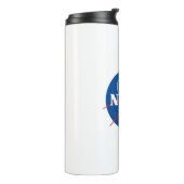 Bouteilles Isothermes Rocket blanc Iconique de la NASA 16 oz (Tourné sur la gauche)