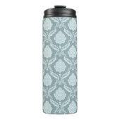 Bouteilles Isothermes Rococo Damask Pattern Duck Egg Blue+Teal (Devant)
