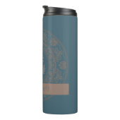 Bouteilles Isothermes Rococo Turquoise doré personnalisé Lotus Dot Manda (Tourné sur la droite)