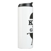 Bouteilles Isothermes Roi Du Grill, Couronne Bleue Noire (Tourné sur la gauche)