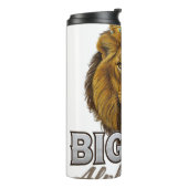 Bouteilles Isothermes ROI Féroce Alpha Lion Roi de la Nature (Tourné sur la gauche)