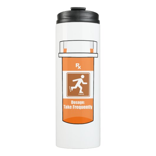 Bouteilles Isothermes Rollerblading Est Mon Médicament (Devant)