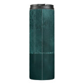 Bouteilles Isothermes Romance Turquoise de minuit | Dark Satiny Grunge D (Dos)