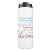 Bouteilles Isothermes Romans 15 Bible Verse Design (Devant)