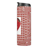 Bouteilles Isothermes Romantique Rouge Fleur Coeur Design 4 Moments spéc (Tourné sur la droite)