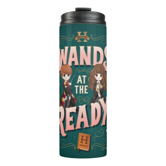 Bouteilles Isothermes Ron & Hermione Wands au Ready (Devant)