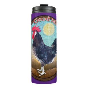 Bouteilles Isothermes Rooster de Minorque Bonjour Vintage Oval