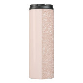 Bouteilles Isothermes Rose Chic Parties scintillant or Nom du script de  (Dos)