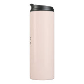 Bouteilles Isothermes Rose Chic Parties scintillant or Nom du script de  (Tourné sur la droite)