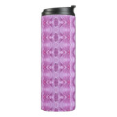 Bouteilles Isothermes Rose croisé Ikat (Tourné sur la gauche)