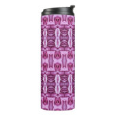 Bouteilles Isothermes Rose croisé Ikat 3 (Tourné sur la gauche)
