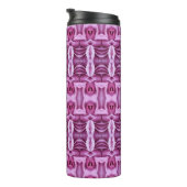 Bouteilles Isothermes Rose croisé Ikat 3 (Tourné sur la droite)