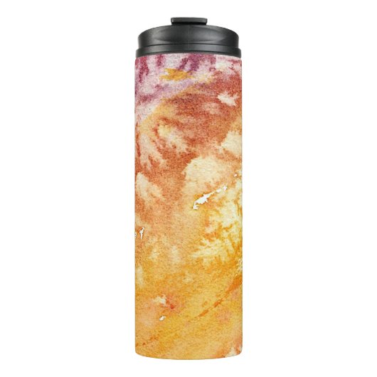 Bouteilles Isothermes Rose d'abricot Conception abstraite (Devant)