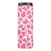 Bouteilles Isothermes Rose élégant sur le monogramme rose de l'empreinte (Dos)