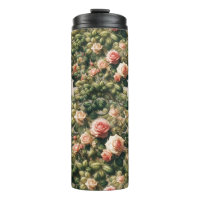 Rose élégante aux vignes roses shabby chic floral
