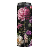 Bouteilles Isothermes Rose en velours noir  (Dos)