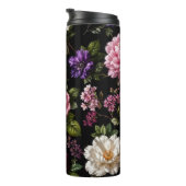 Bouteilles Isothermes Rose en velours noir  (Tourné sur la droite)