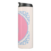 Bouteilles Isothermes Rose et bleu personnalisés (Tourné sur la droite)