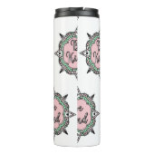 Bouteilles Isothermes Rose et Mint vert Be Kind (Dos)